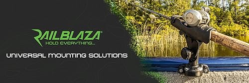 Miniatura 5 de RAILBLAZA Kit R de soporte para caña de pescar para kayak/barco/canoa/SUP con base de montaje StarPort HD Starport Base HD Starport incluida