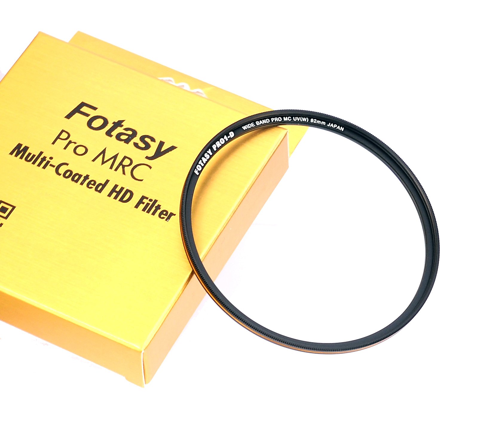 Fotasy 82mm Ultra Slim UV Protection Lens Filter, Nano Coatings MRC Multi Resistant Coating Oil Water Scratch, 16 Layers Multicoated 82mm UV Filter