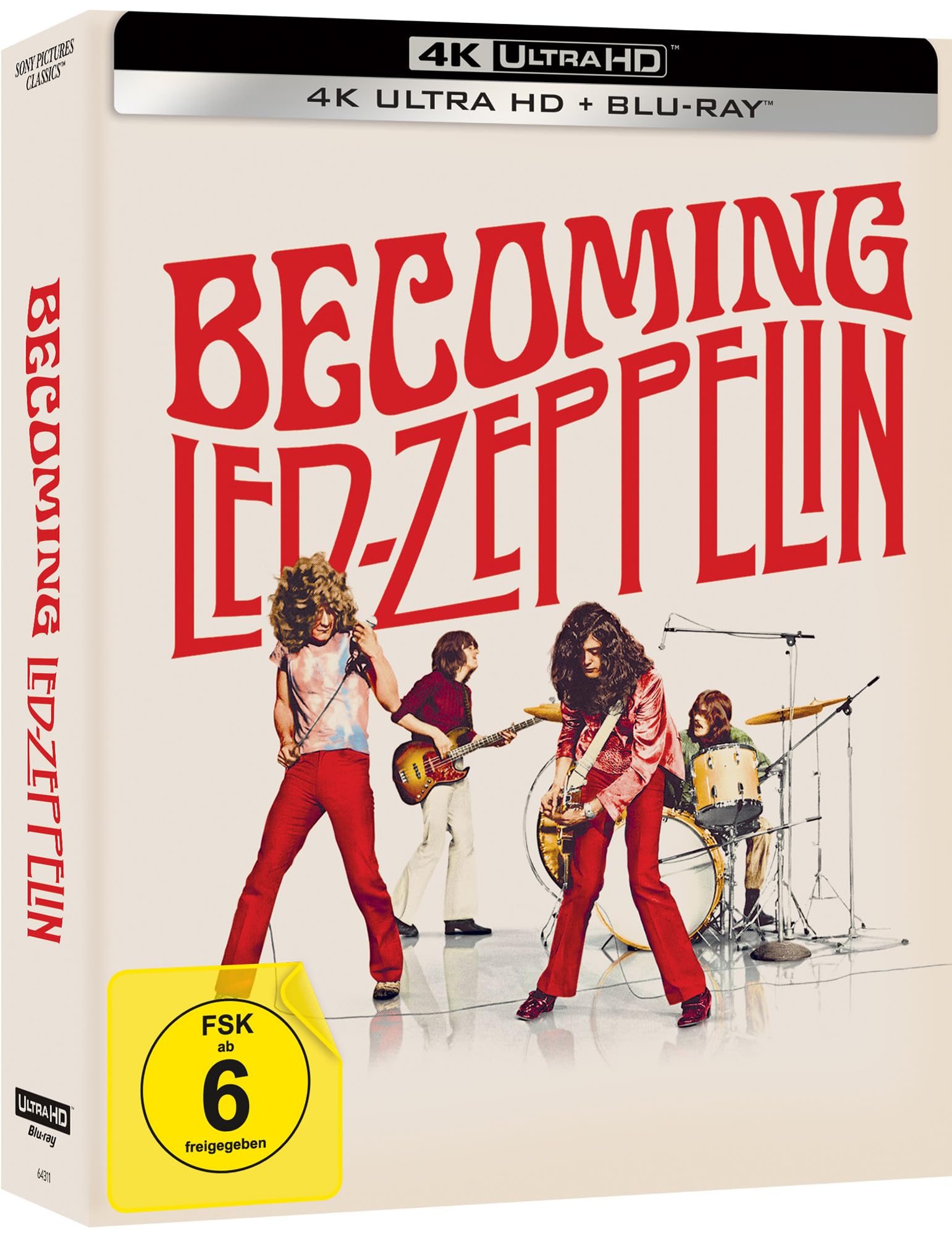Becoming Led Zeppelin Collector's Edition 4K-UHD Blu-ray