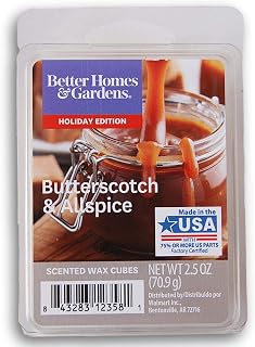 Better Homes and Gardens Scented Wax Cubes 2020 Editions - Butterscotch & Allspice - 2.5 Oz