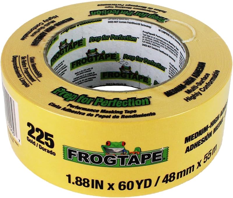 FrogTape Shurtape 105376 CP 225 48mmx55m Gold Performance Masking Tape