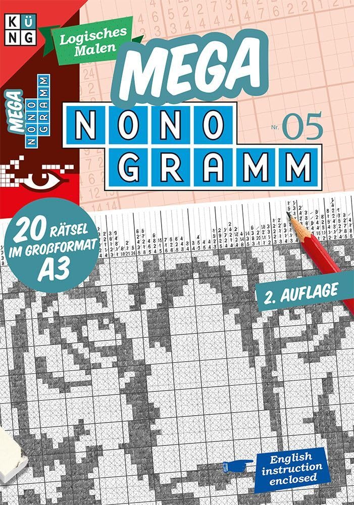 Mega-Nonogramm 05 (Mega Nonogramm Mappe): limitierte Auflage