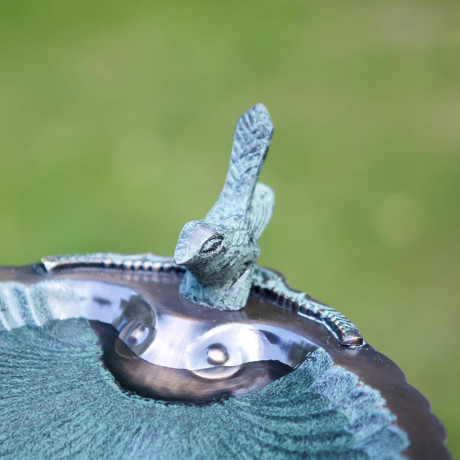 Scallop Shell Birdbath- Over Rail Bracket