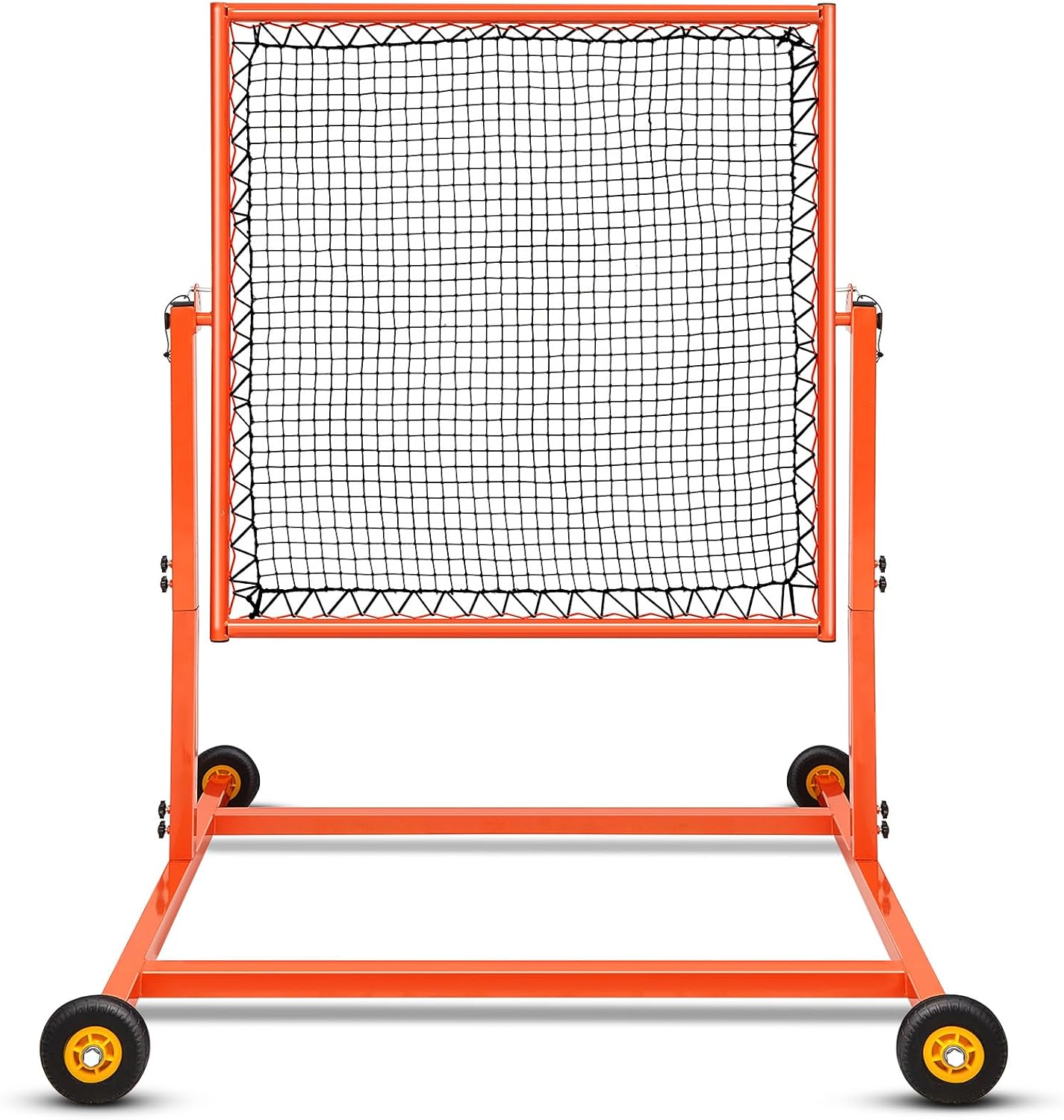 Hollowfly Large Height Adjustable Rebounder, 42 x 42'' Lacrosse Rebounder for