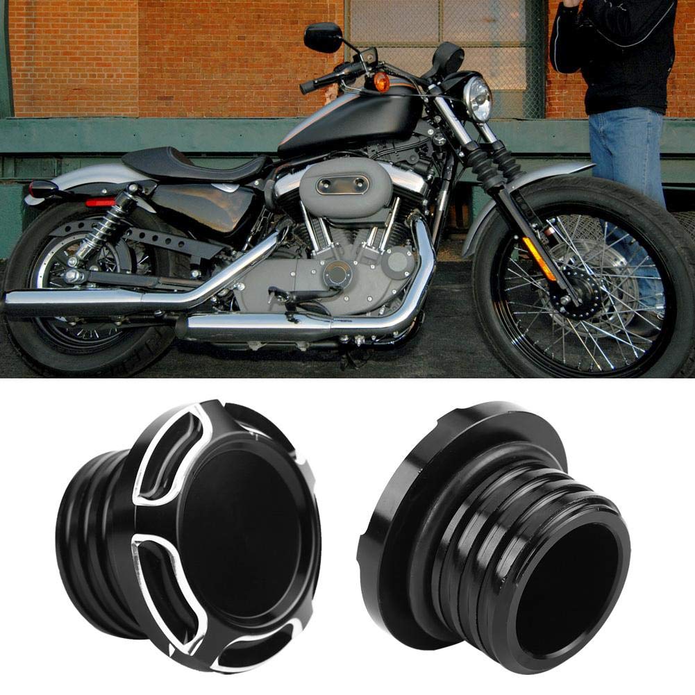 Bouchon de réservoir de carburant de moto, bouchon de réservoir de carburant en aluminium pour motos CNC de XL 883 1200 48 96-14