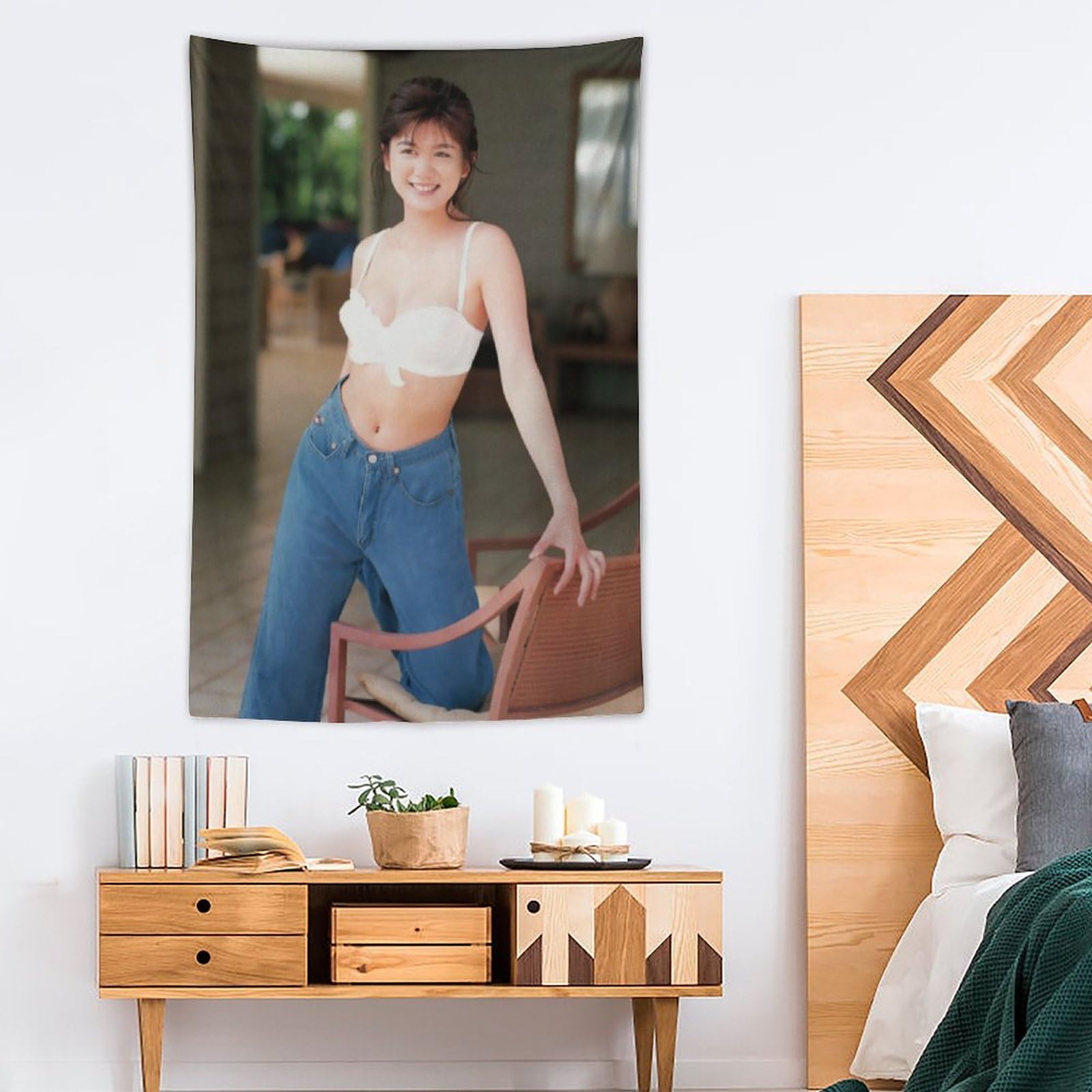 Amazon.co.jp: タペストリー 桂木亜沙美 壁掛け 人気 多機能壁掛け 布