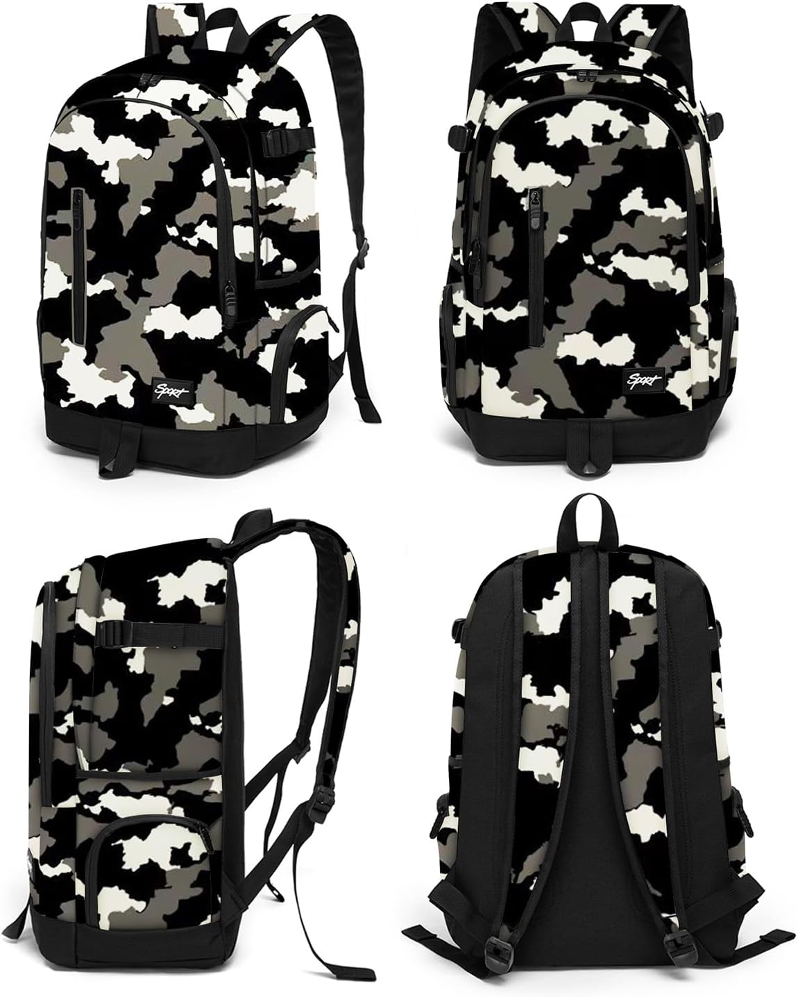rickyh style School Backpack Travel Bag for Men & Women Lightweight College Back Pack with Laptop Compartmen image 5