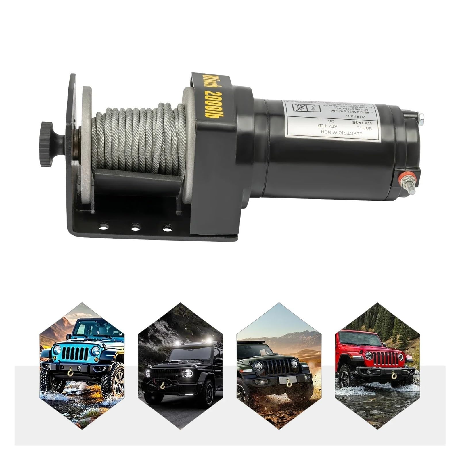 Verricello Elettrico, Paranco A Fune, 0,4 KW, Motore Con Telecomando, Altezza Di Sollevamento 6m, Portata 900 Kg Paranco Elettrico Telecomandato Argani
