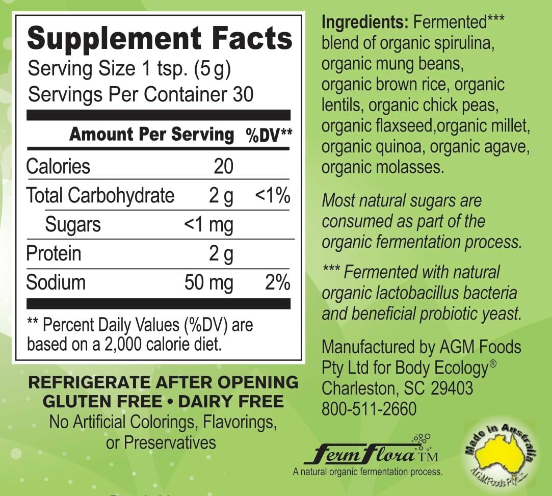 Body Ecology Super Spirulina Plus