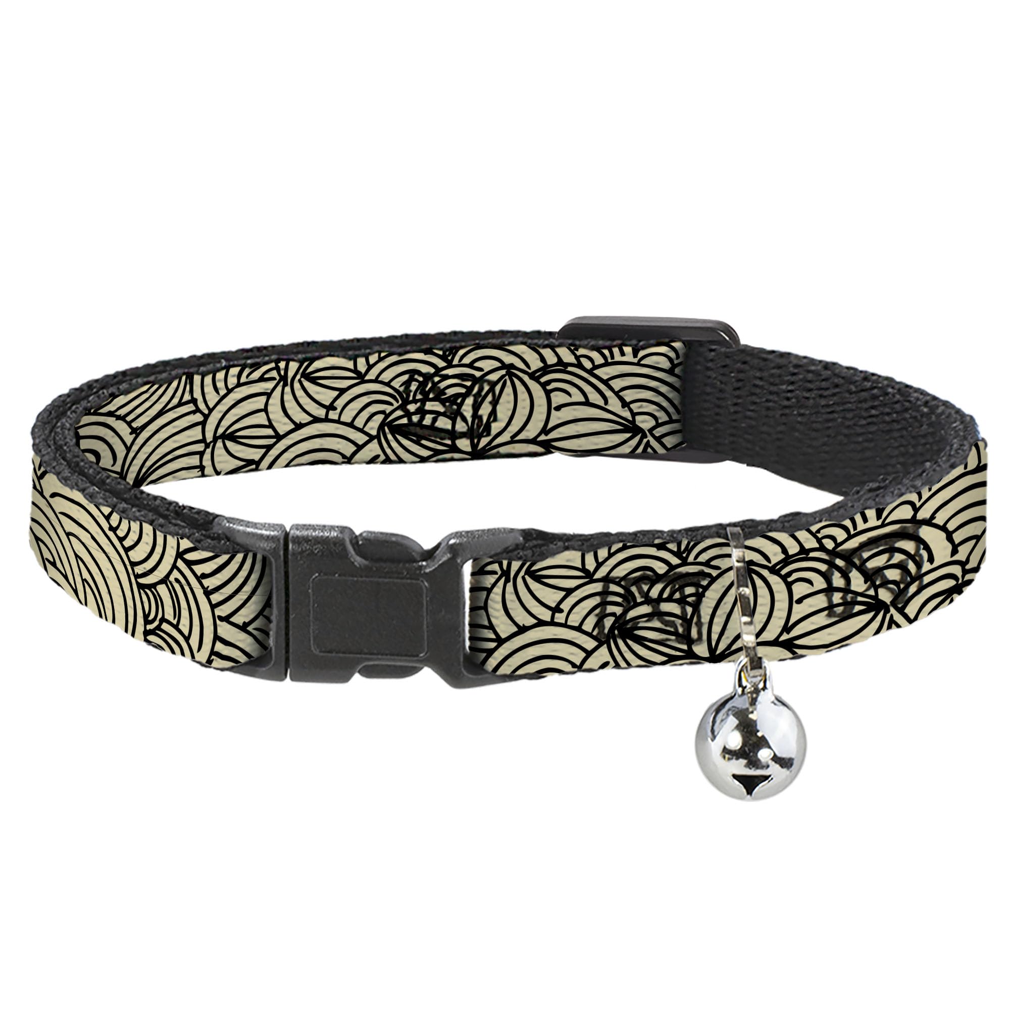 Collar de Gato Breakaway Doodle1 Crema para Felinos Exploradores de Casa 1
