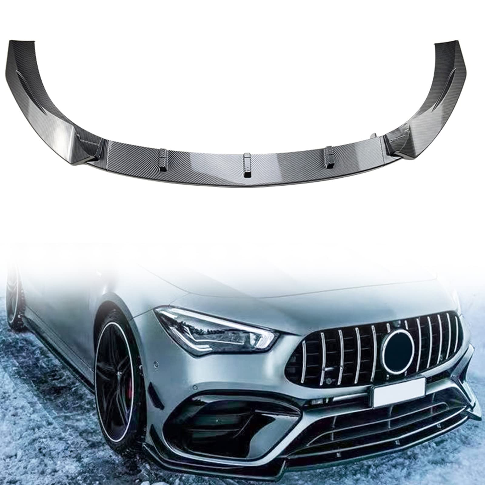 Lèvre de séparateur avant Mercedes CLA C118 améliorant l'appui au sol