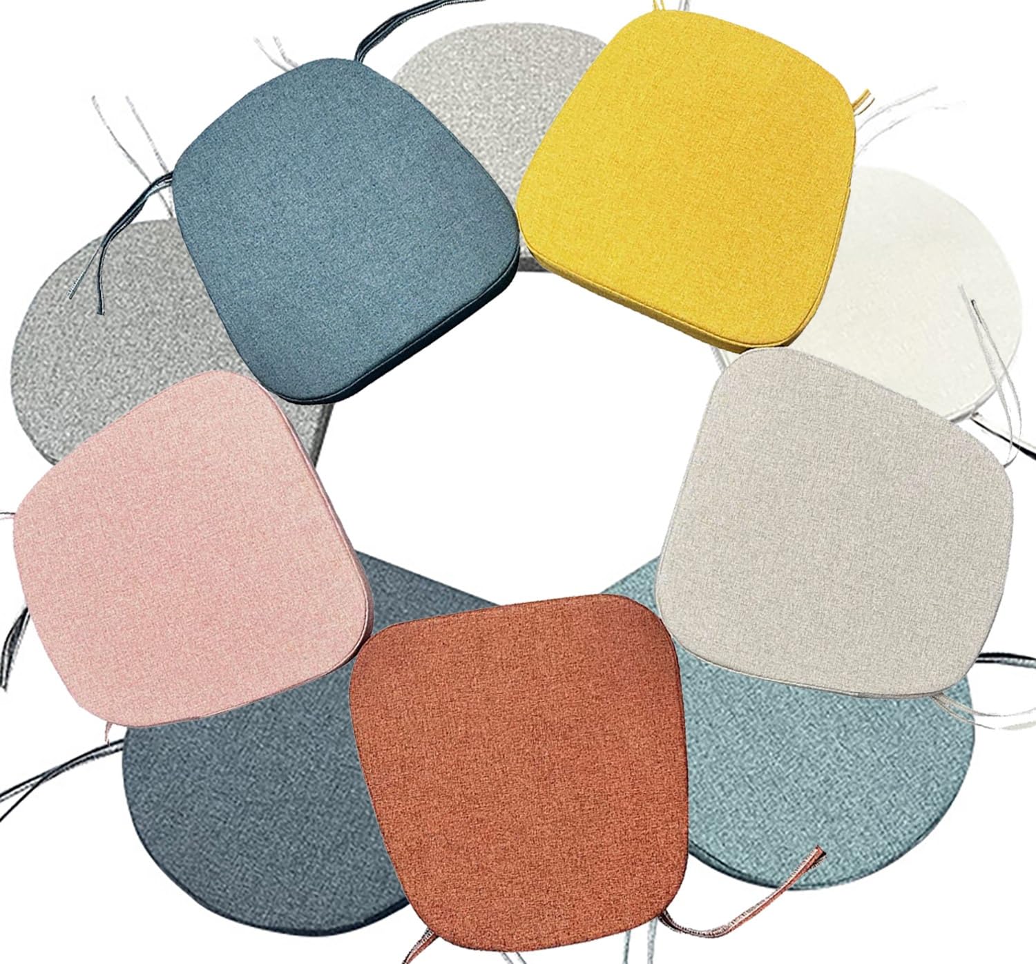Coussin de chaise en D antidérapant pour en finir avec les galettes de chaise qui glissent