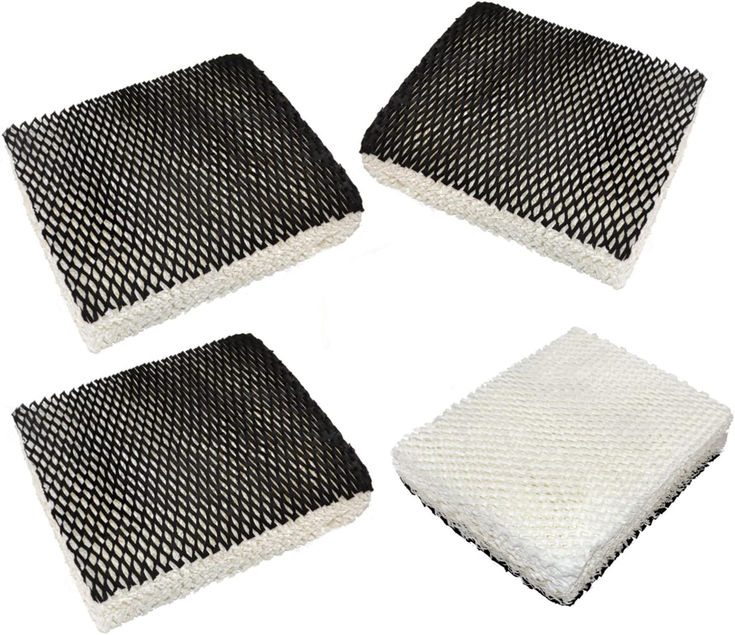 HQRP 4-Pack Humidifier Wick Filter Compatible with Bionaire C22, C33, W2, W2S, W6, W6H, W6S, W7, W9, W9H, W9S Humidifiers, Part 900 900CS 900X Replacement