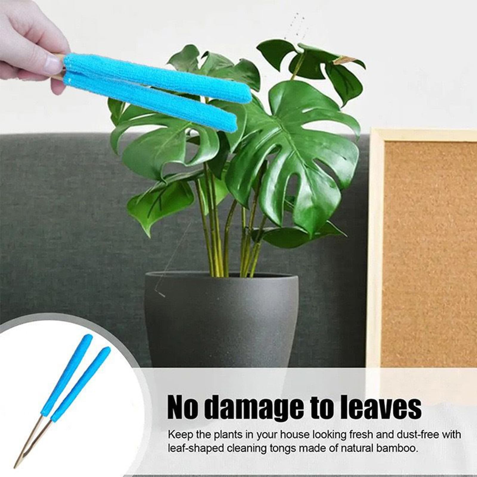 Brosse Anti-Peluches – Outil de Jardin Portable avec Manche en Bois