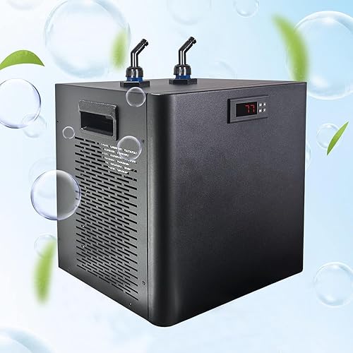 Aquarium Chiller for Fish Tank - 79GAL 1/3HP Water Chiller with Quiet Design Compressor - Refrigeration for Hydroponic System Axolotl Jellyfish Coral 300L