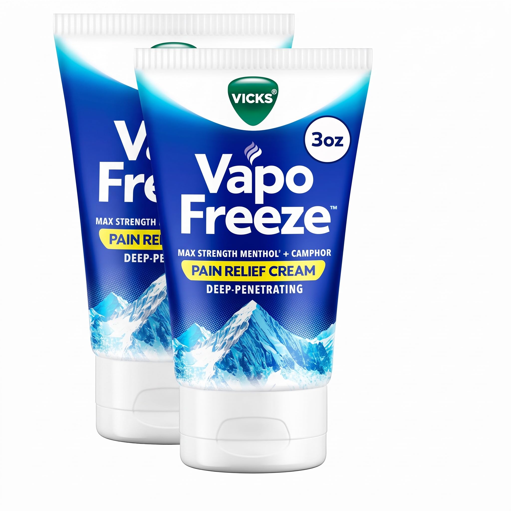 Vicks VapoFreeze Topical Pain Cream 3.0oz, Maximum Strength Menthol+ for Muscle Pain Relief, Joint Pain Relief, Knee Pain Relief, Back Pain Relief, Cream for Pain Relief, Topical Pain Relief — Amazon image 13
