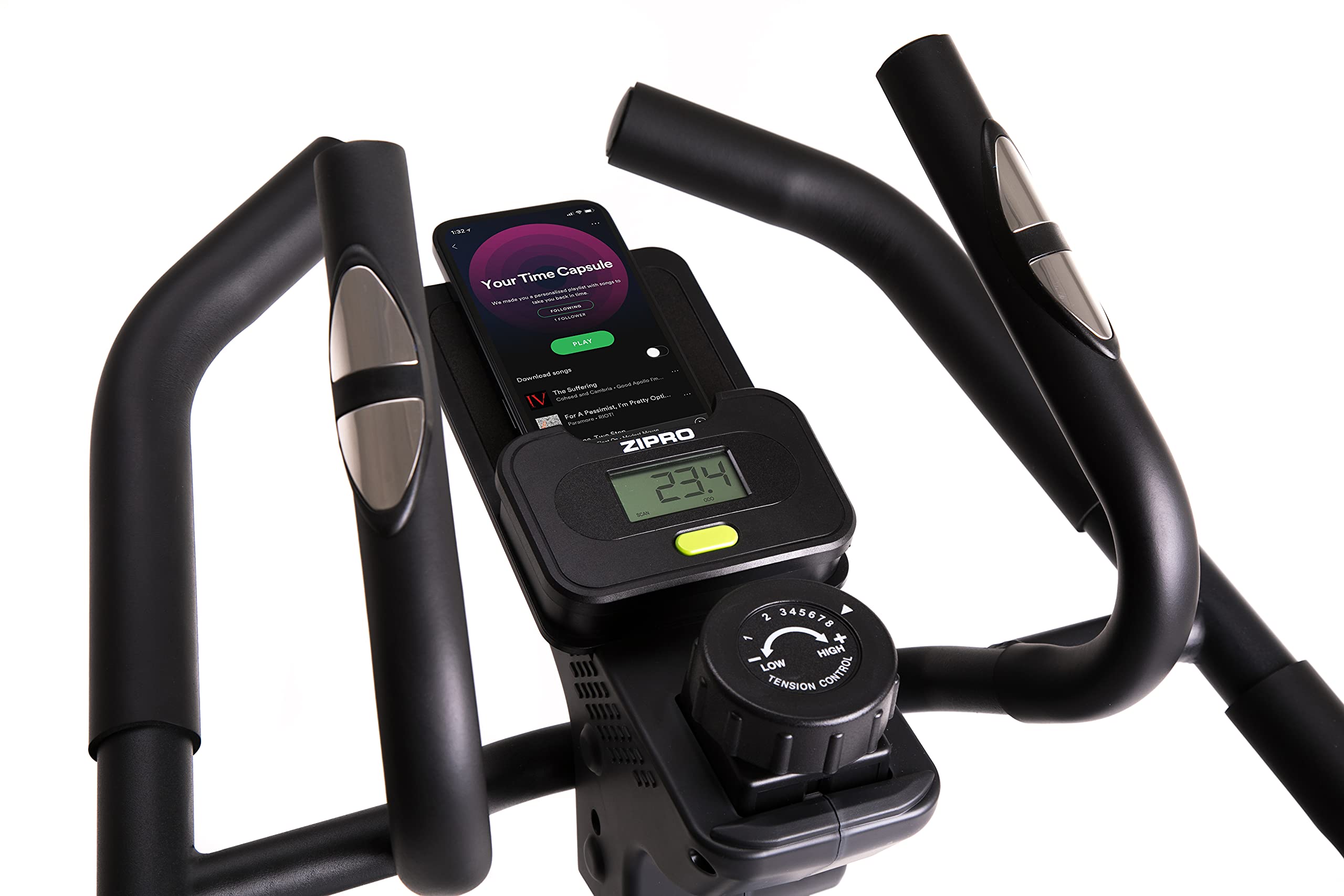 Zipro Crosstrainer Climber, elliptique jusqu'à 120 kg, équipement d'entraînement Cardio à Domicile, Appareil de Fitness, Machines d'exercice, vélo elliptique, 8 Niveaux de résistance