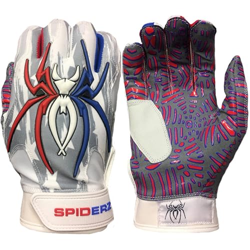 Spiderz Hybrid Adult Baseball Batting Glove Pair