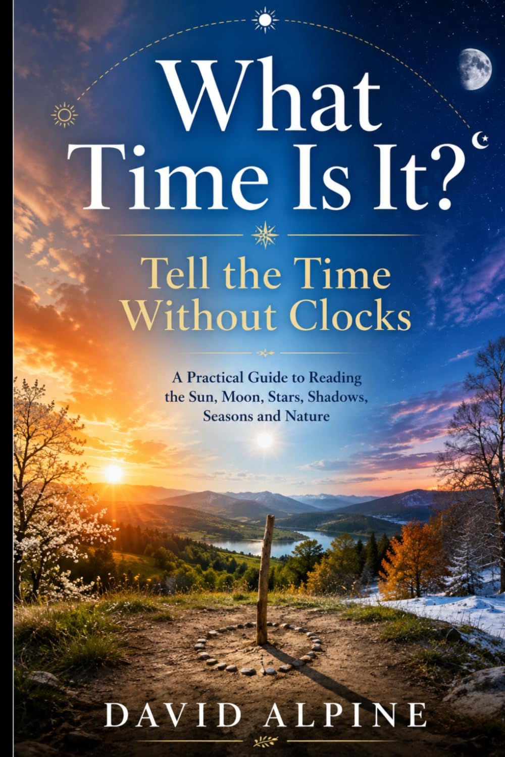 What Time Is It?: Tell the Time Without Clocks: A Practical Guide to Reading the Sun, Moon, Stars, Shadows, Seasons and Nature