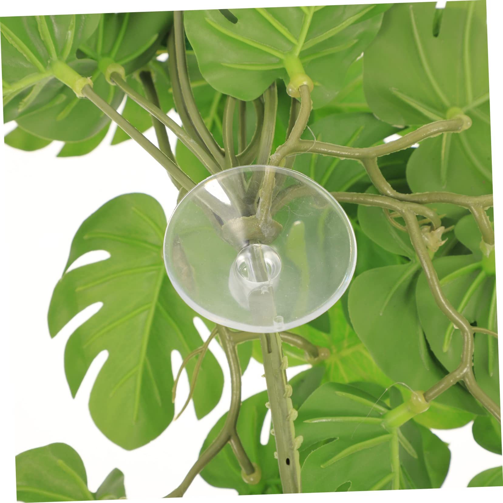 Kisangel 4piezas Terrario Decorativo Plantas Artificiales para Reptiles Accesorios De Hábitat Simulados para Acuarios y Terrarios Sin Daño Mascotas