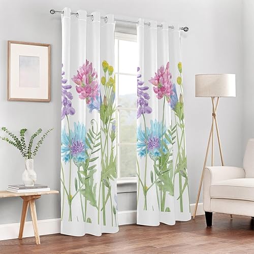 Miniatura 7 de Black Out Curtains Curtains Blackout for Bedroom & Living Room 84 inches Length Vertical Blinds Bathroom Curtains cortinas para cocina