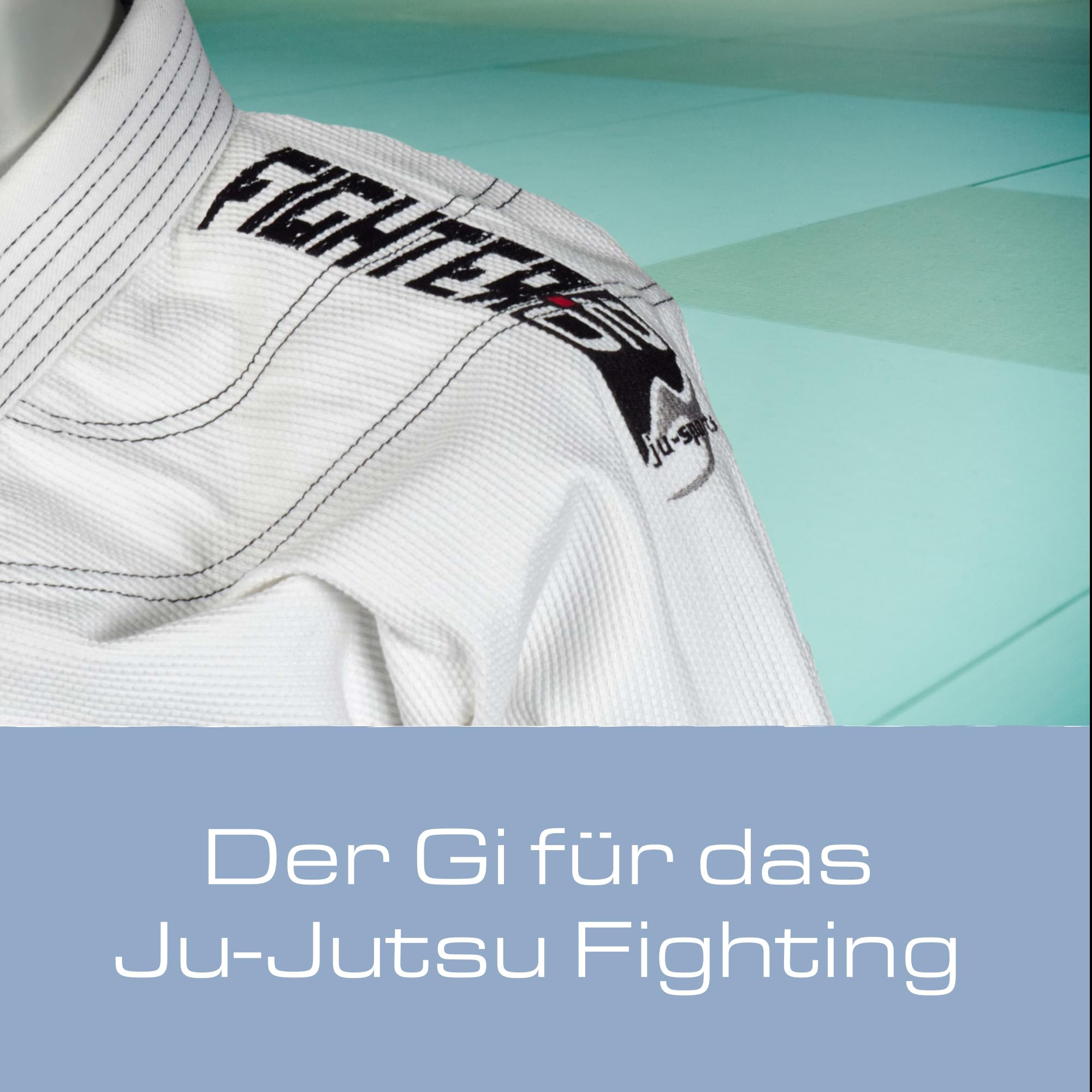 Ju-Sports Pearl Fighter 2.0 Jujutsu Anzug Herren weiß - Superleichter Gi für hohe Kicks 100% Baumwolle, Sportlicher Schnitt & topmodernes Design
