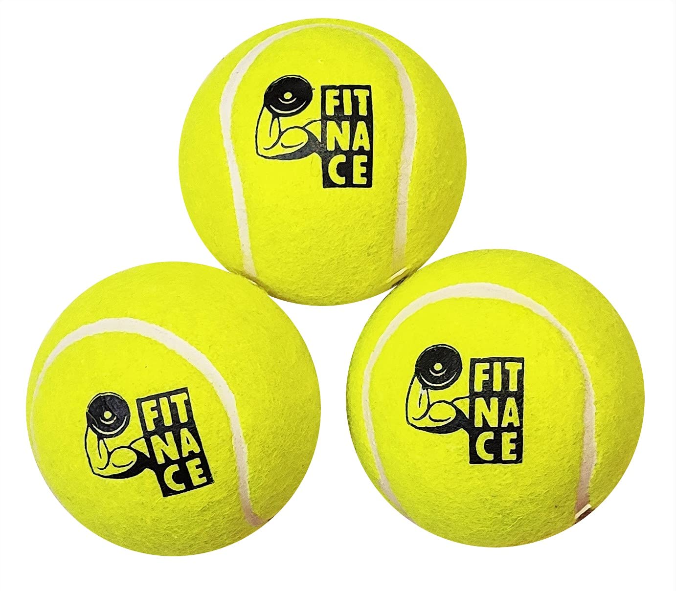 FITNACE Rubber Cricket Tennis Ball Pack of 3 (Green) (B0981Y81XW) Amazon Price History, Amazon Price Tracker