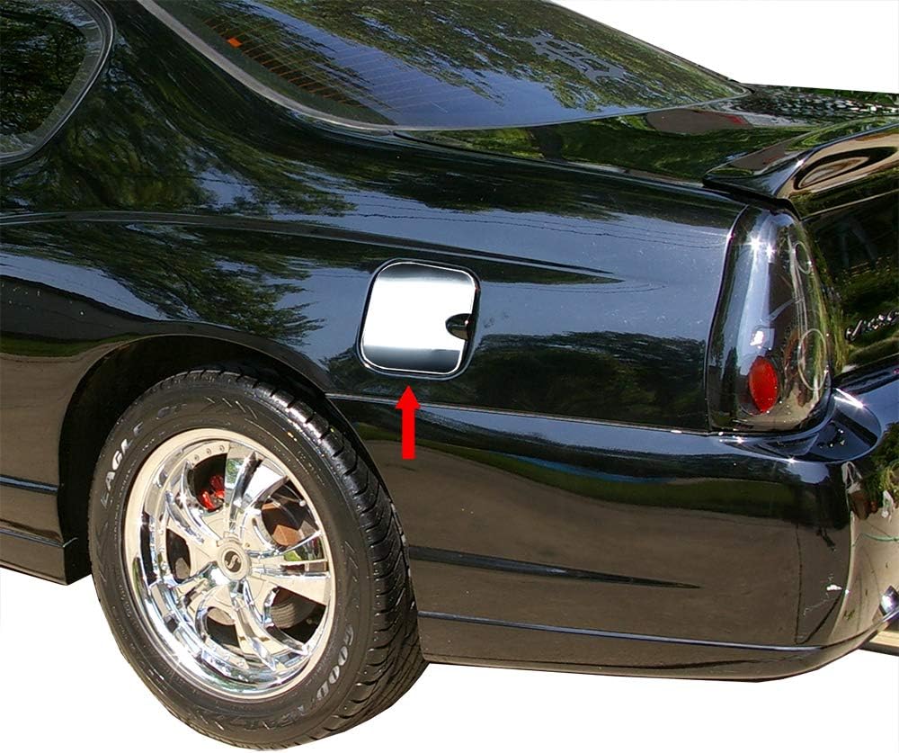 Tyger Auto Made in USA! Compatible with 2000-2005 Chevy Monte Carlo Gas Cap Chrome Stainless Steel Fuel Cover