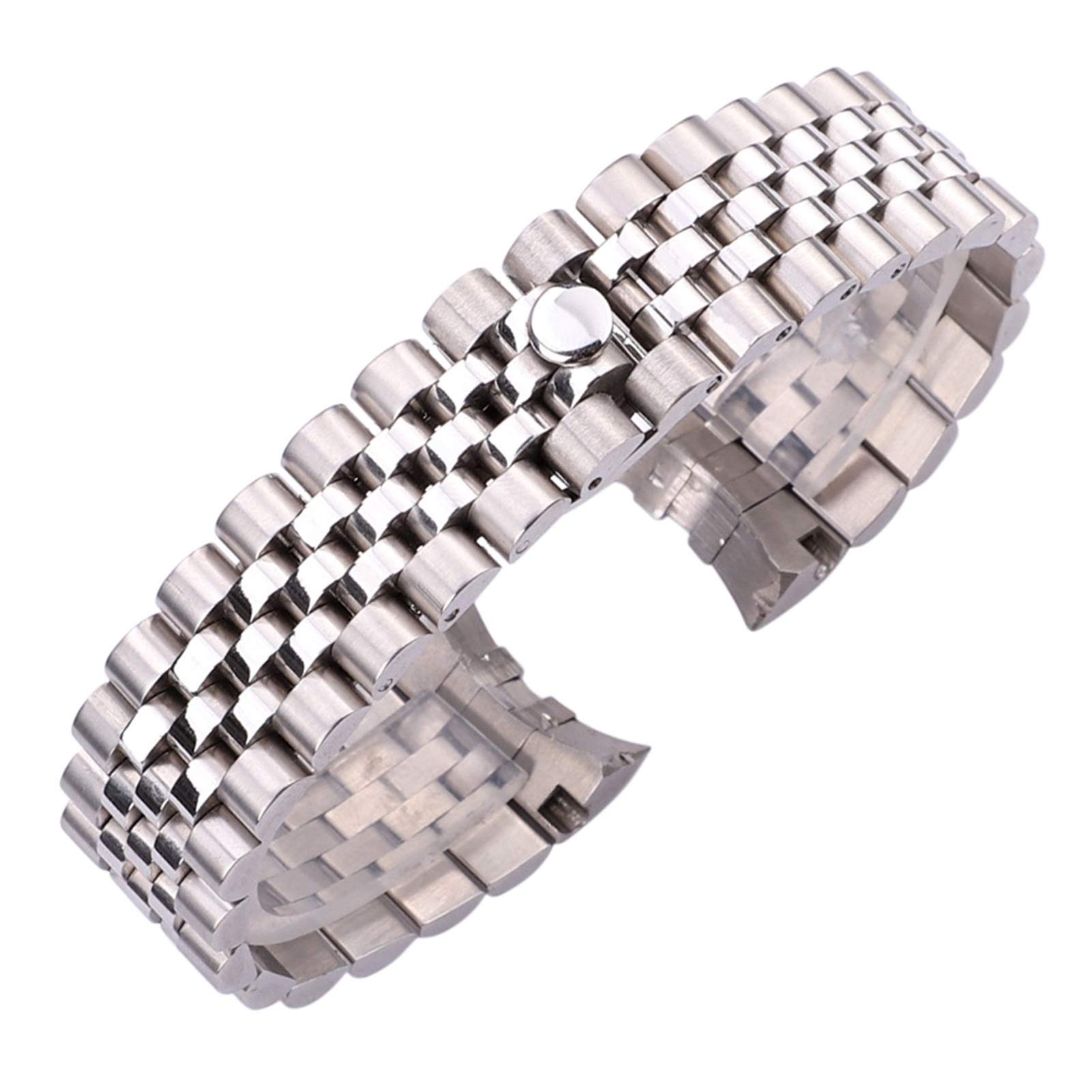 Bracelets de Montre en Acier Inoxydable Bracelets de Montre en Acier Inoxydable(Silver)