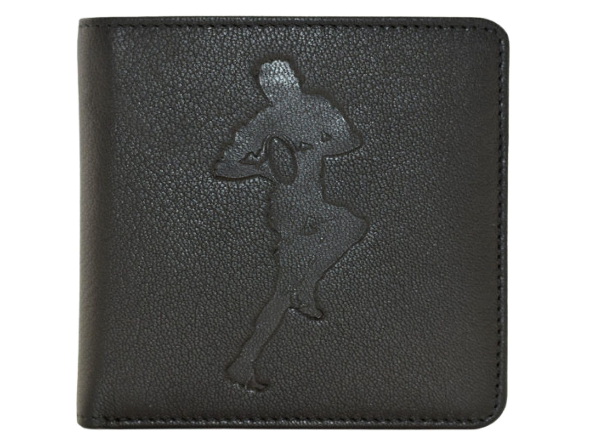 Mala Leather Leather Mens RFID Slim Wallet - Football Rugby Golf Fishing (Rugby)