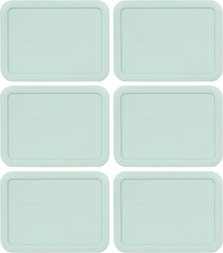 Miniatura 6 de Pyrex 7210-PC - Tapa rectangular de plástico para almacenamiento de alimentos, 3 tazas, hecha en Estados Unidos, paquete de 4