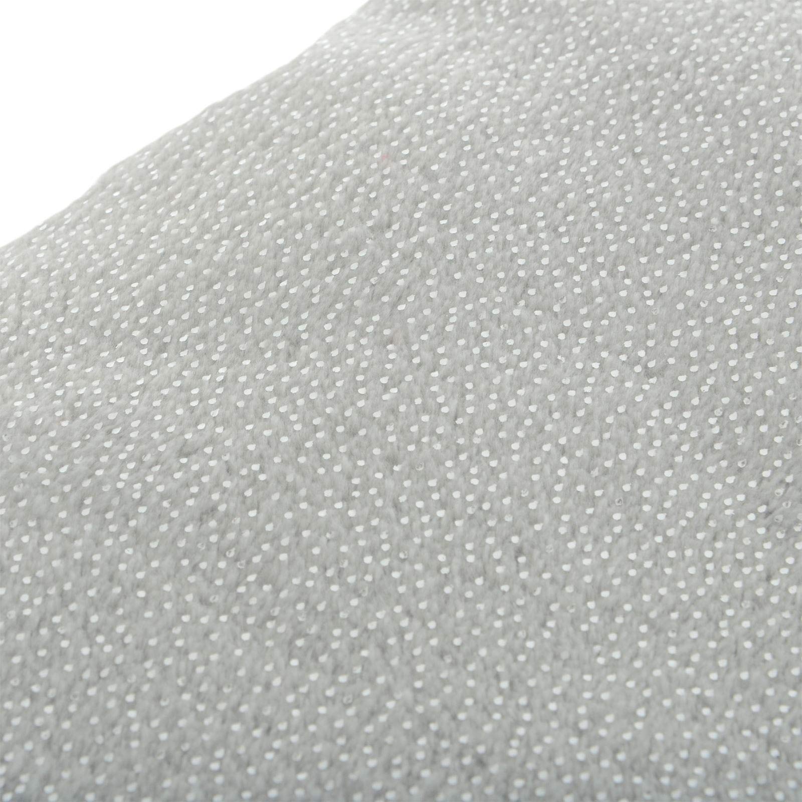 Luxurious Fleece Blanket Throw Silver With Sparkles Soft Flannel For Your Home Sofa Drape Bed Cover Snuggle Wrap Winter Warmer 200x155cm - Image 2