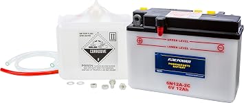 Fire Power 6N12A-2C Conventional 6V Standard Battery with Acid Pack