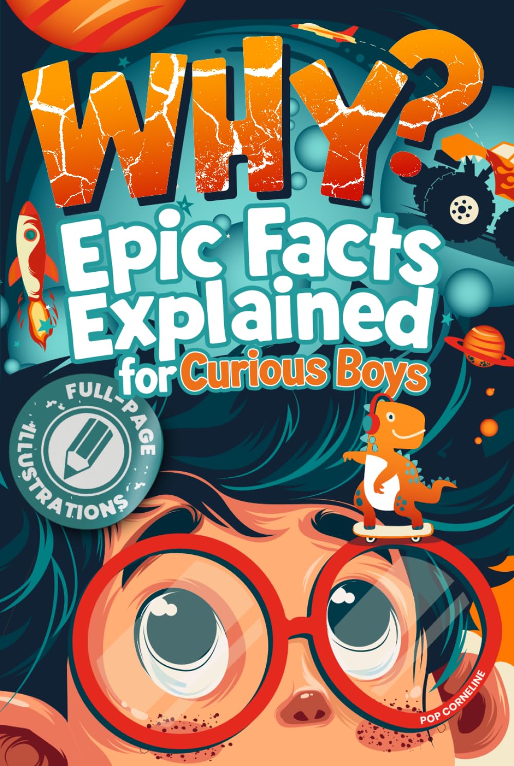 WHY? Epic Facts Explained for Curious Boys: Fully Illustrated Questions with Story-Style Explanations & Interactive Puzzles That Make Kids Smarter Without Screens (Fun Books for Smart Children 8-12)