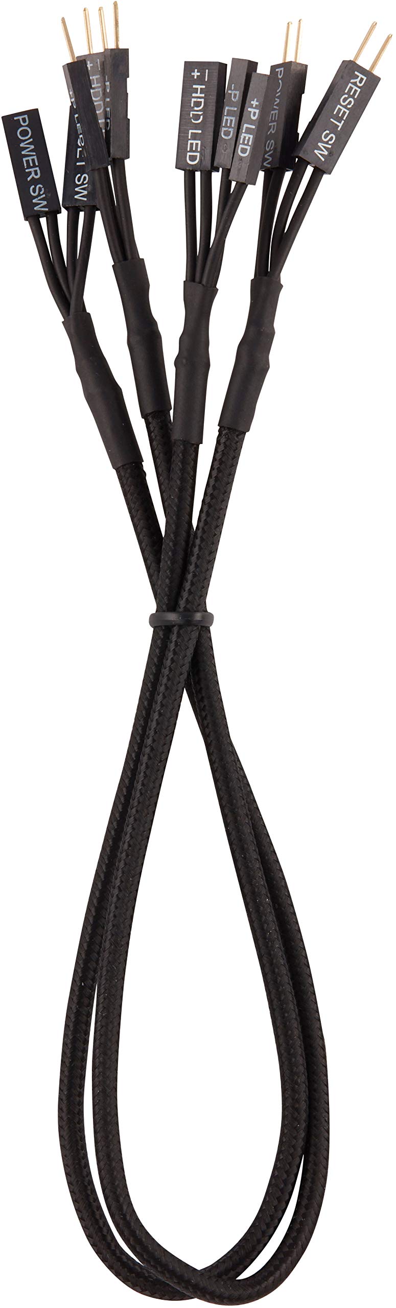 Corsair CC-8900244 Zestaw Przedłużający, Czarny, 30 cm