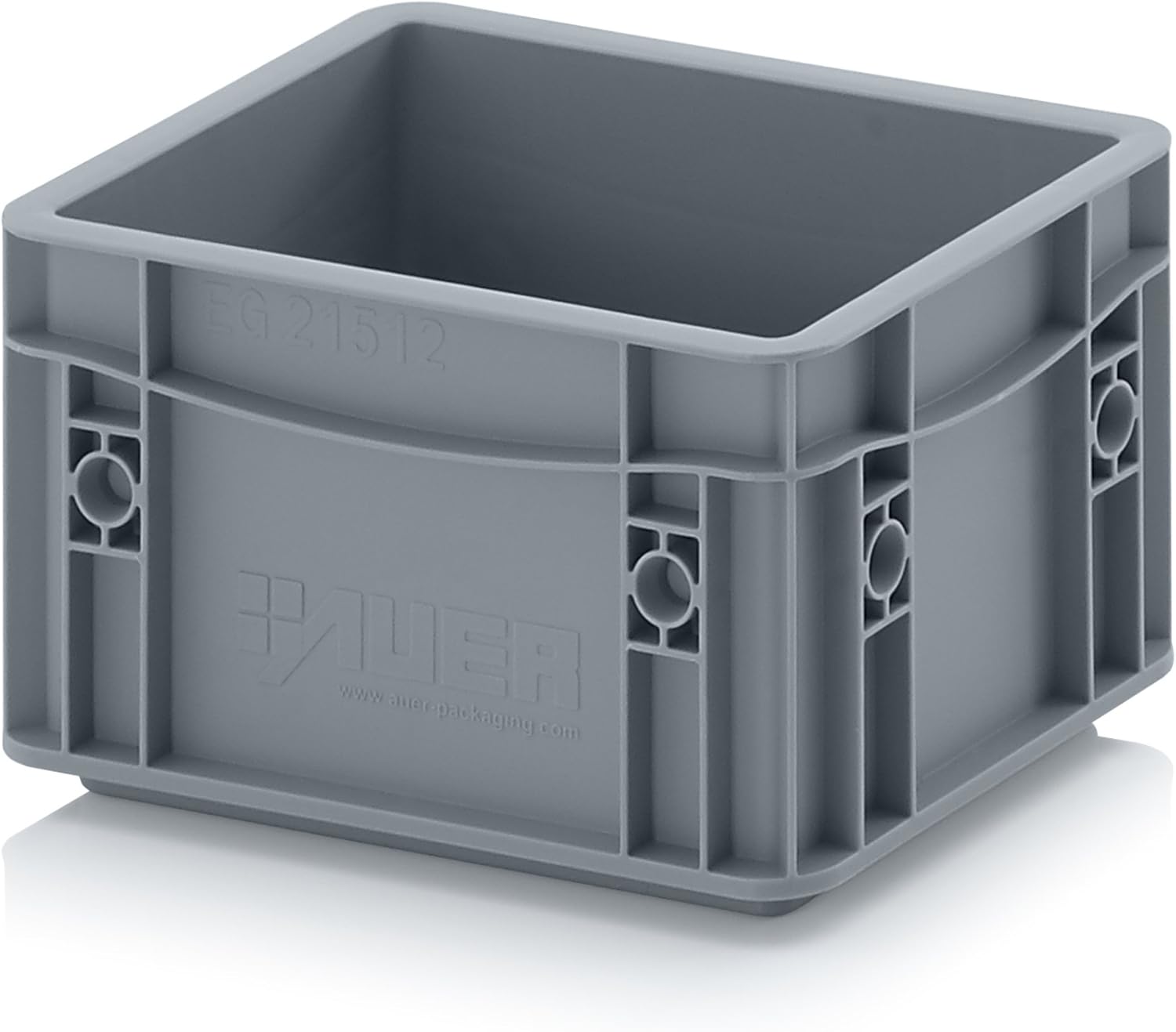 Auer Packaging 7x Bäckerkiste 60x40x15cm - Durchbrochene Cateringboxen Inkl. Zollstock