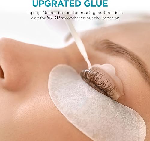 Miniatura 6 de Kit de levantamiento de pestañas en casa kit profesional de pestañas permanentes para principiantes - Juego de rizador de cejas de pestañas negras