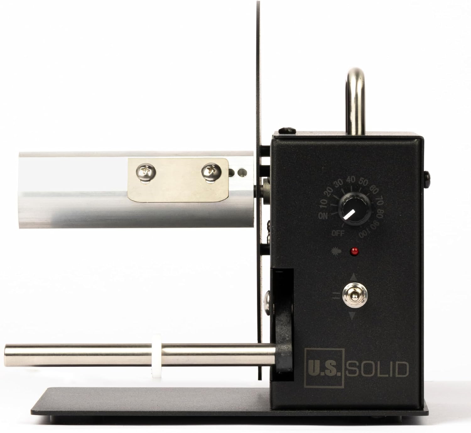 U.S. Solid Automatic Label Rewinder, 1.5"/3" Core Holder, 4.1" Wide, Roll Diameter 7", Bidirectional Rewinding