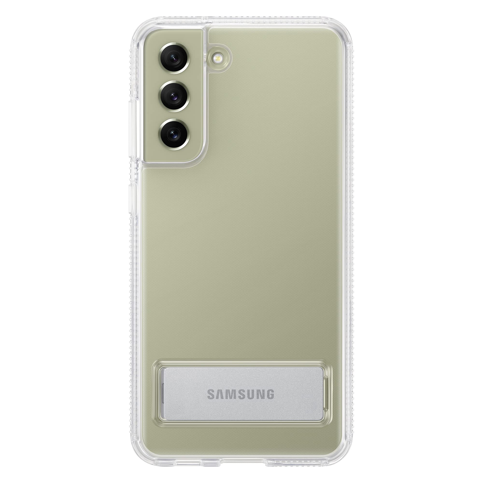 Samsung Galaxy S21 FE Clear Standing Cover - Official Samsung Original Case - Transparent