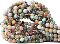 Vista 27 de Cuentas redondas sueltas de ágata estilo antiguo vena de dragón de 6mm, cuentas para diseño de joyas, 60 cuentas