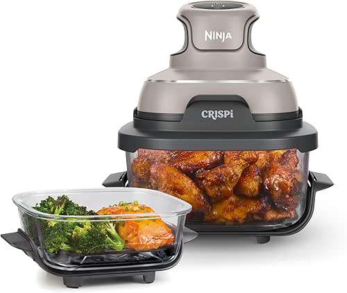 Ninja Crispi 4-in-1 Glass Air Fryer | 450°F | Non-Toxic