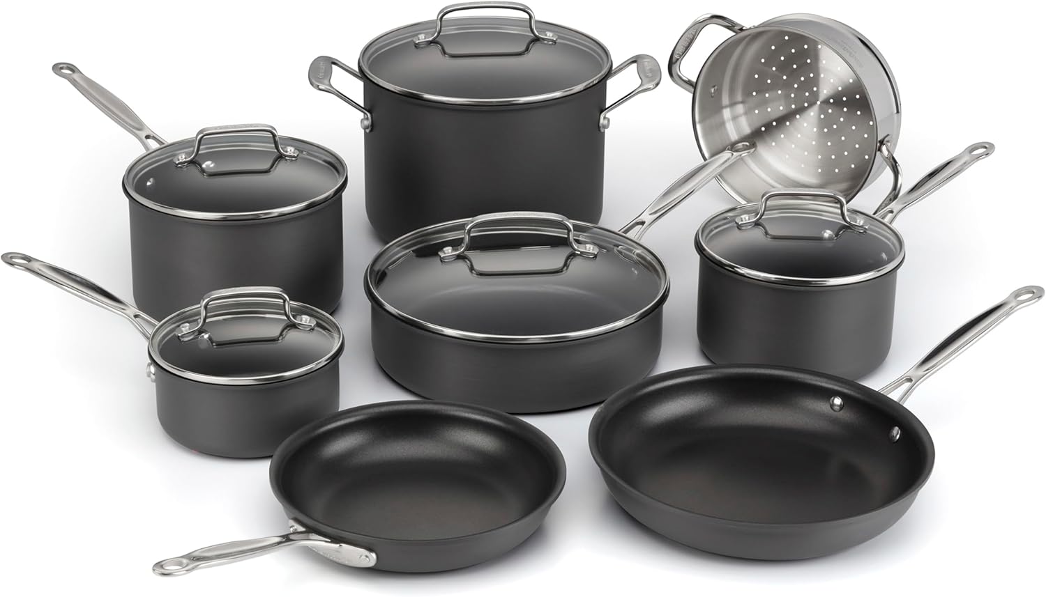 Cuisinart Chef's Classic Nonstick Hard Anodized 14 Piece Set, 66C-14