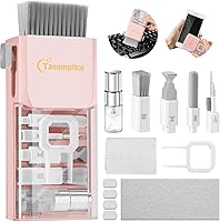 Vista 9 de Kit de limpieza para laptop, kit de limpieza de teclado con spray y toallita, limpiador de teclado para MacBook, iPad, tableta, iPhone, computadora