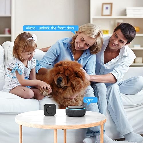 Miniatura 7 de SMONET - Juego de cerradura inteligente WiFi, cerradura inteligente con Bluetooth, electrónica digital, cerradura de puerta de entrada sin llave con