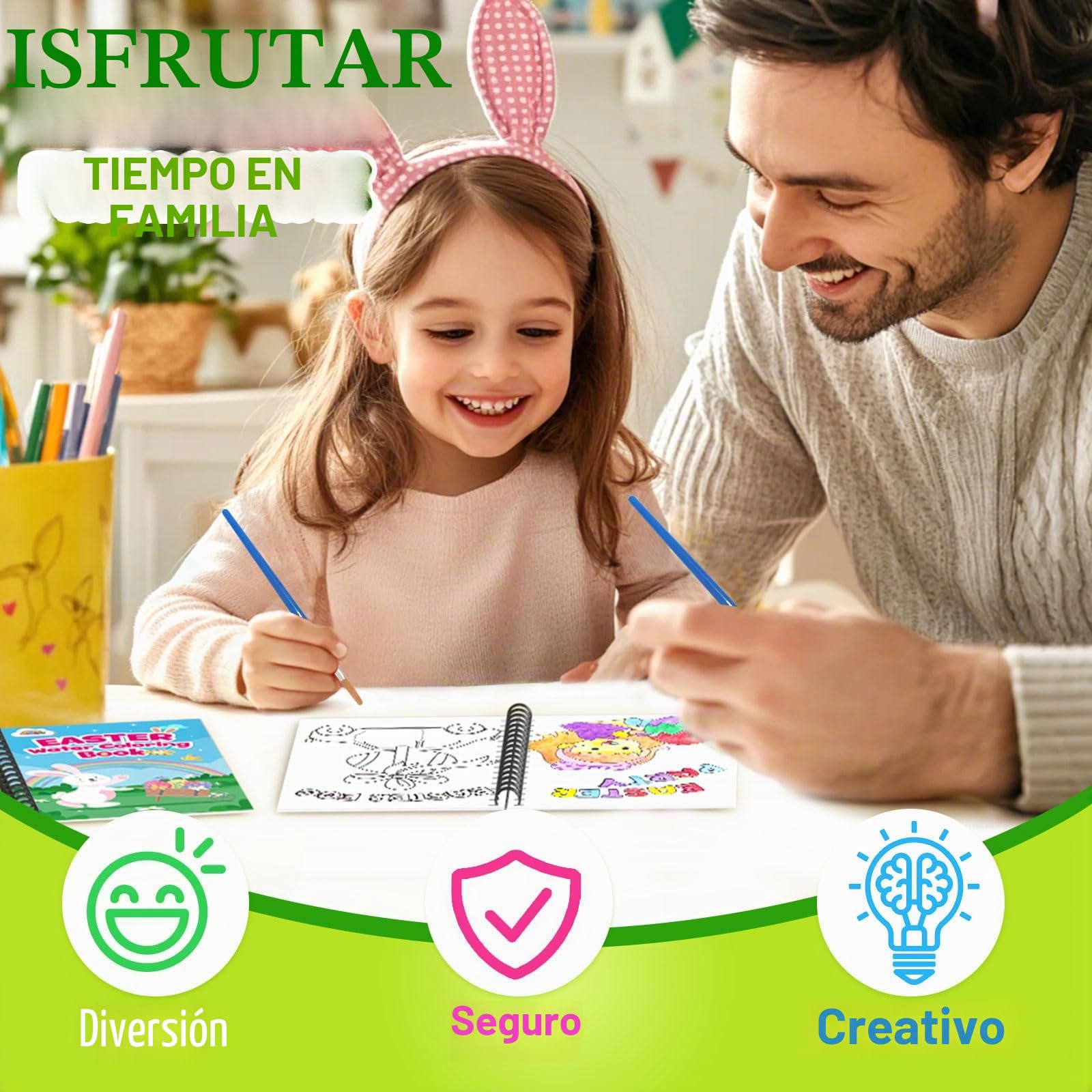 ZMLM 24 Libros De Colorear Con Agua Para Niños De 3 A 9 Años – Set Completo Con Bolsas Y Cintas, Ideal Para Regalos De Cumpleaños Y Detalles Escolares
