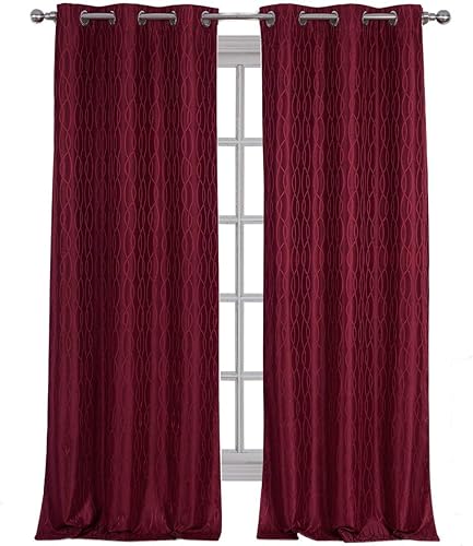 Royal Hotel Bedding Voyage - Paneles de cortina opaca para ventana con ojales superiores, juego de 2 paneles, 38 x 96 pulgadas cada uno disponible en Yaxa Costa Rica