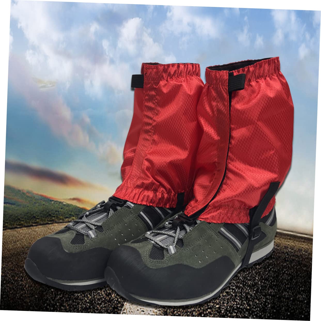 BESPORTBLE 3 Paires Guêtres Anti-déchirure Jambières De Serpent Guêtres De Marche Protège-Chaussures Guêtres De Bottes d'escalade Guêtre De Marche Voyage Amulette Protection Contre La Neige