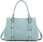 Kattee Women Soft Genuine Leather Satchel Bags Top Handle Crossbody Purses and Handbags Totes Shoulder Hobo