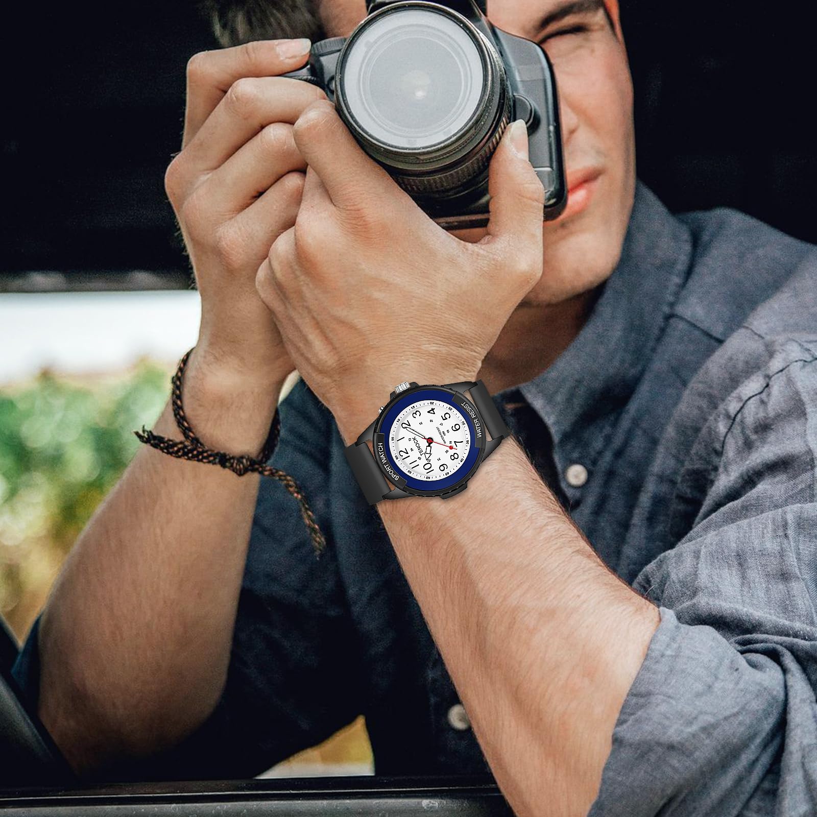 TENOCK Orologio Da Polso Sportivo Da Donna Analogico Al Quarzo 50 M Impermeabile Con Luce Notturna Per Abbinamenti Casual O Attività Sportive