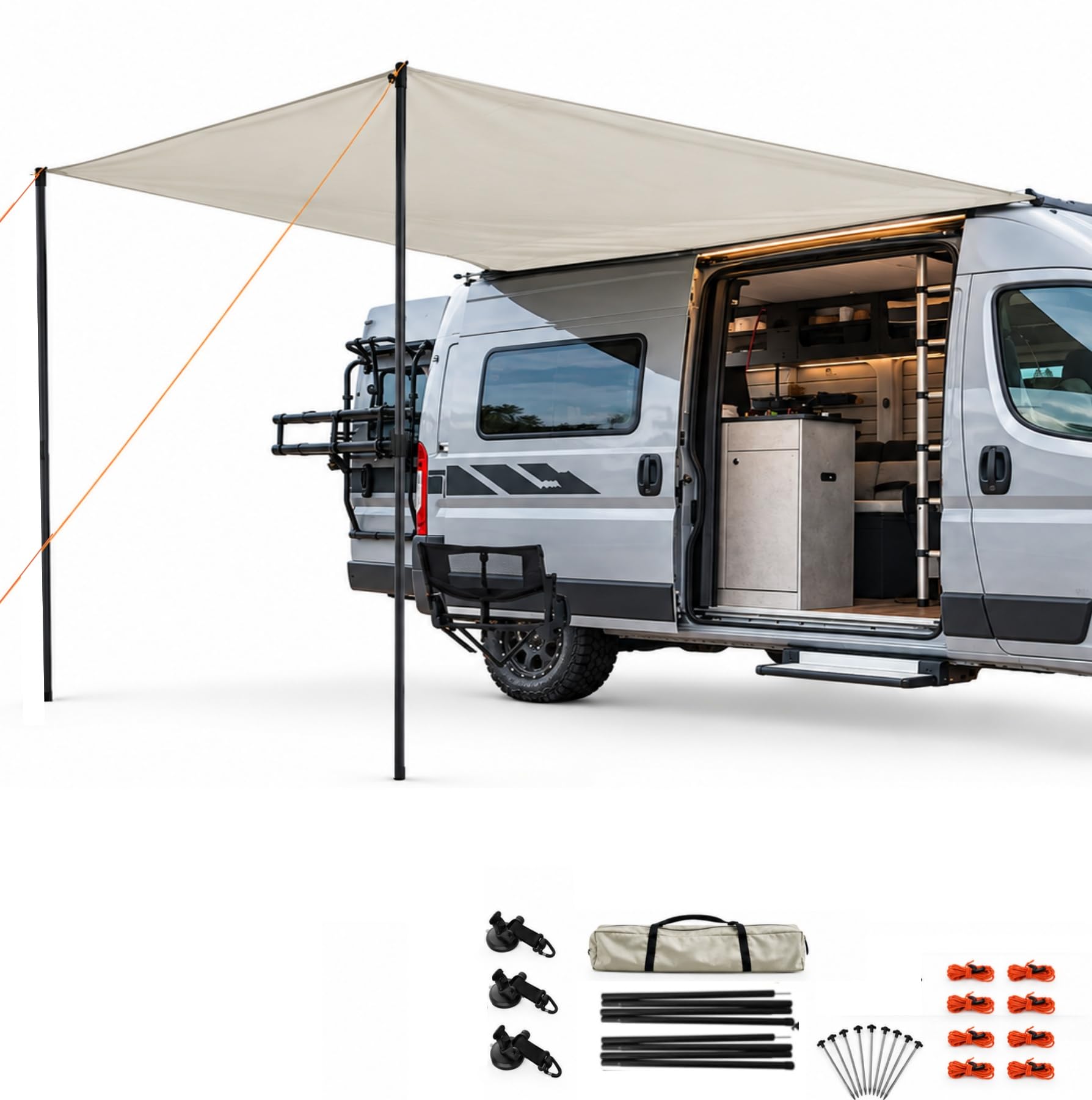 Amazon.com: DANCHEL OUTDOOR Van Large Car Awning with Suction 13x9